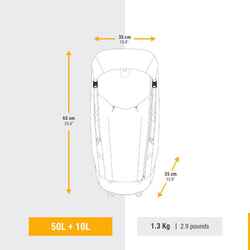 Ανδρικό πολύ ελαφρύ σακίδιο πλάτης για trekking 50+10 L - MT900 UL
