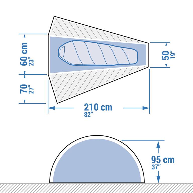 1 Man Trekking Dome Tent - MT900