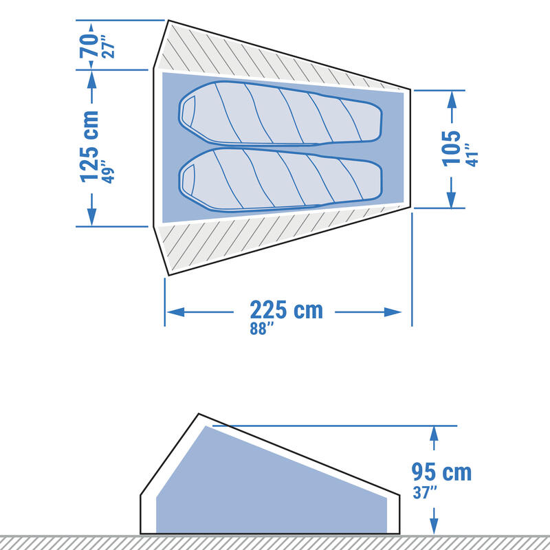 Trekový stan Tarp MT 900 | 2 osoby