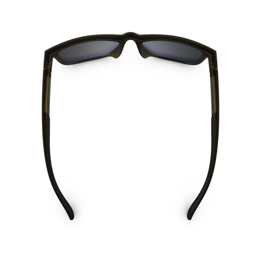 Sonnenbrille Damen/Herren Kategorie 3 polarisierend Wandern - MH140 schwarz