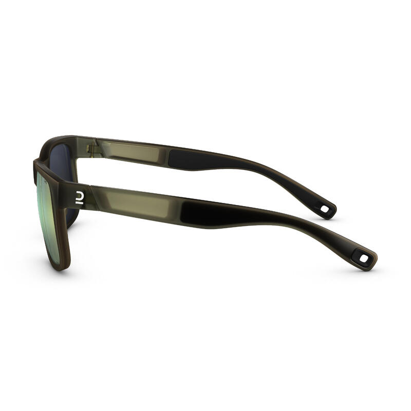 Sonnenbrille Damen/Herren Kategorie 3 polarisierend Wandern - MH140 schwarz