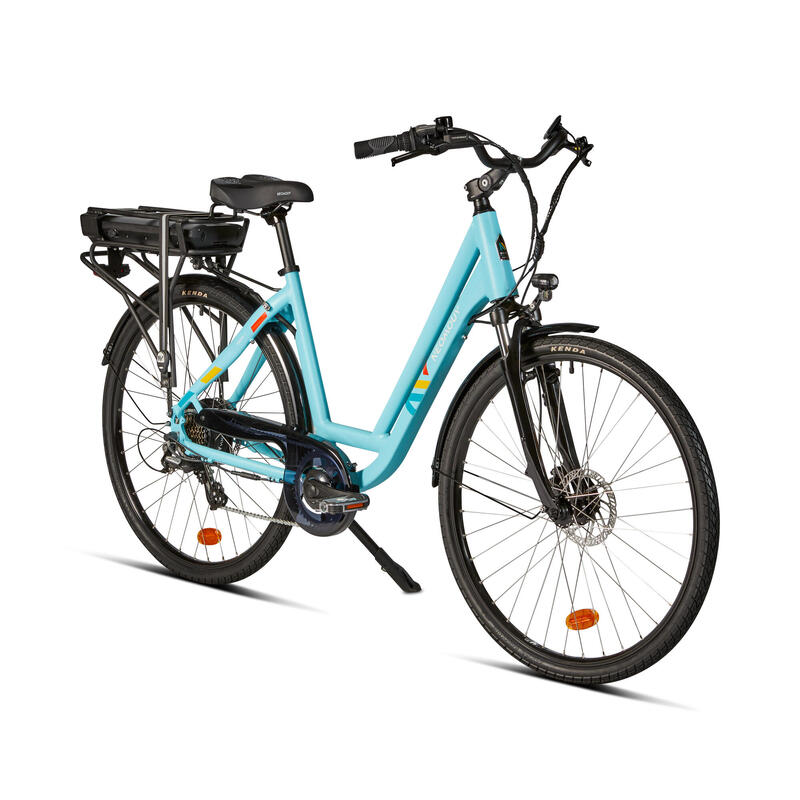 Vélo ville électrique - NEOMOUV Sinapia Hydraulique - Turquoise
