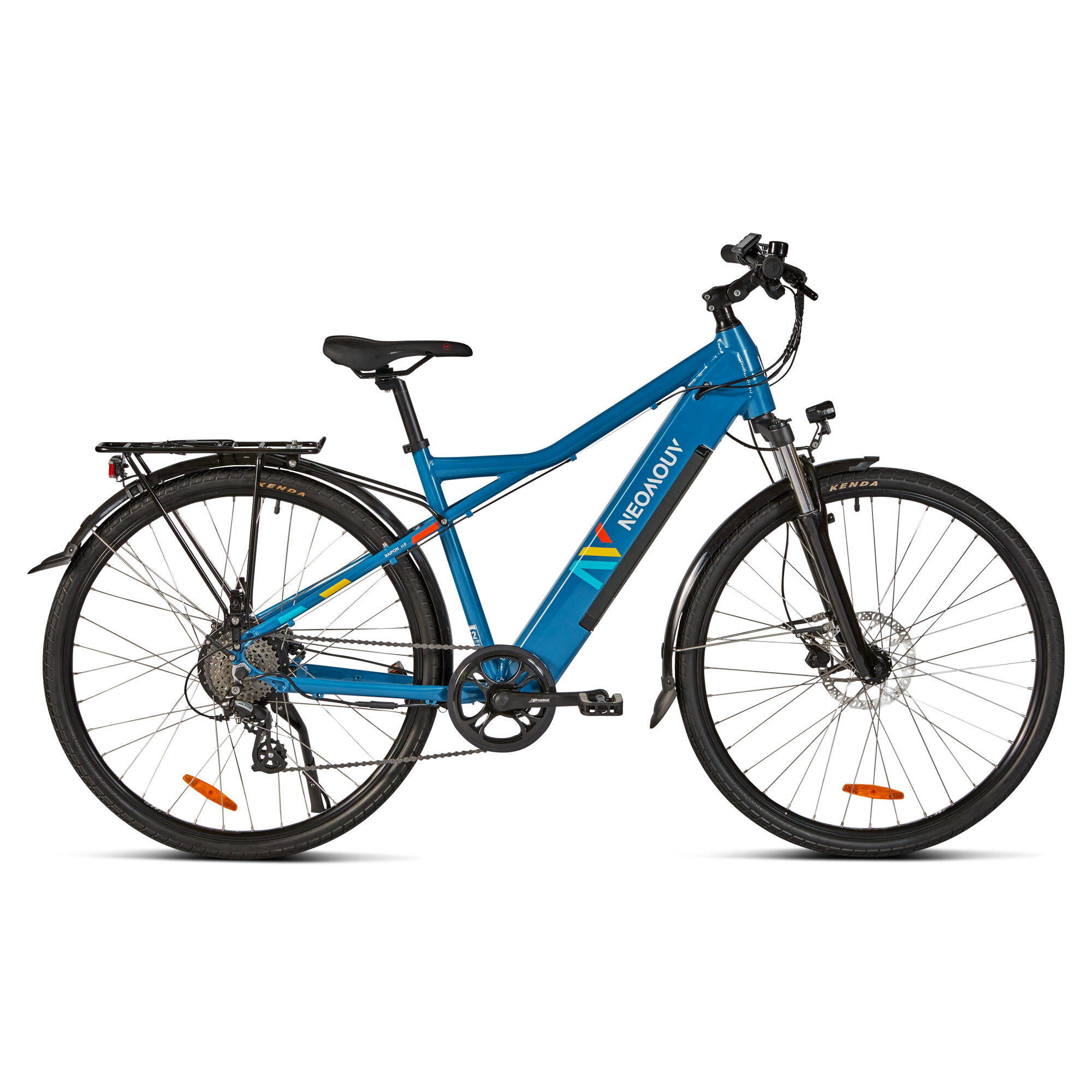 Avis Velo tout chemin electrique NEOMOUV RAIPON High Frame Bleu Metallise Decathlon