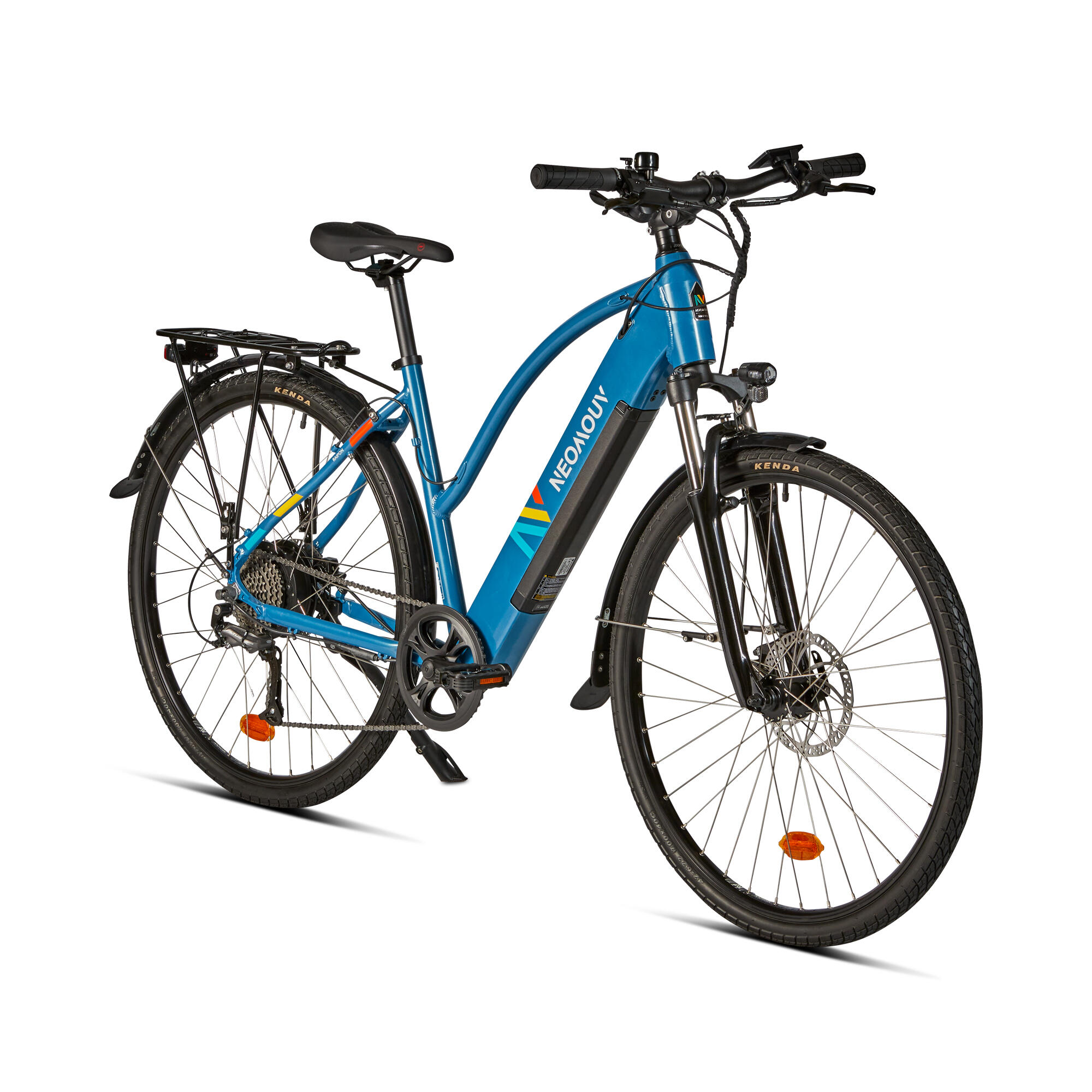 Vélo tout chemin électrique - NEOMOUV RAIPON - Bleu Métallisé 2/12