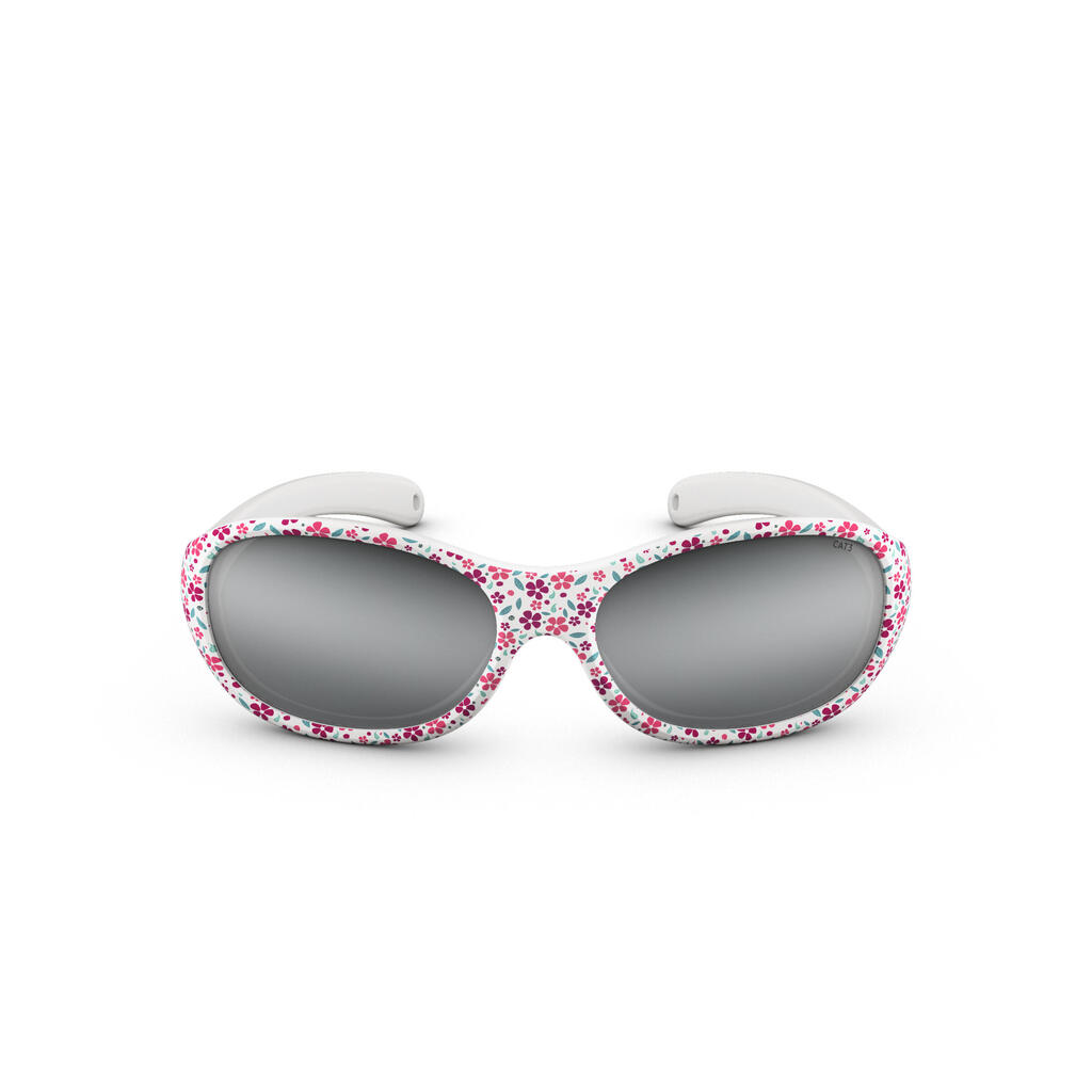 Lunettes de soleil randonnée - MH K120 - enfant 2-4 ans - catégorie 4 bleu rouge