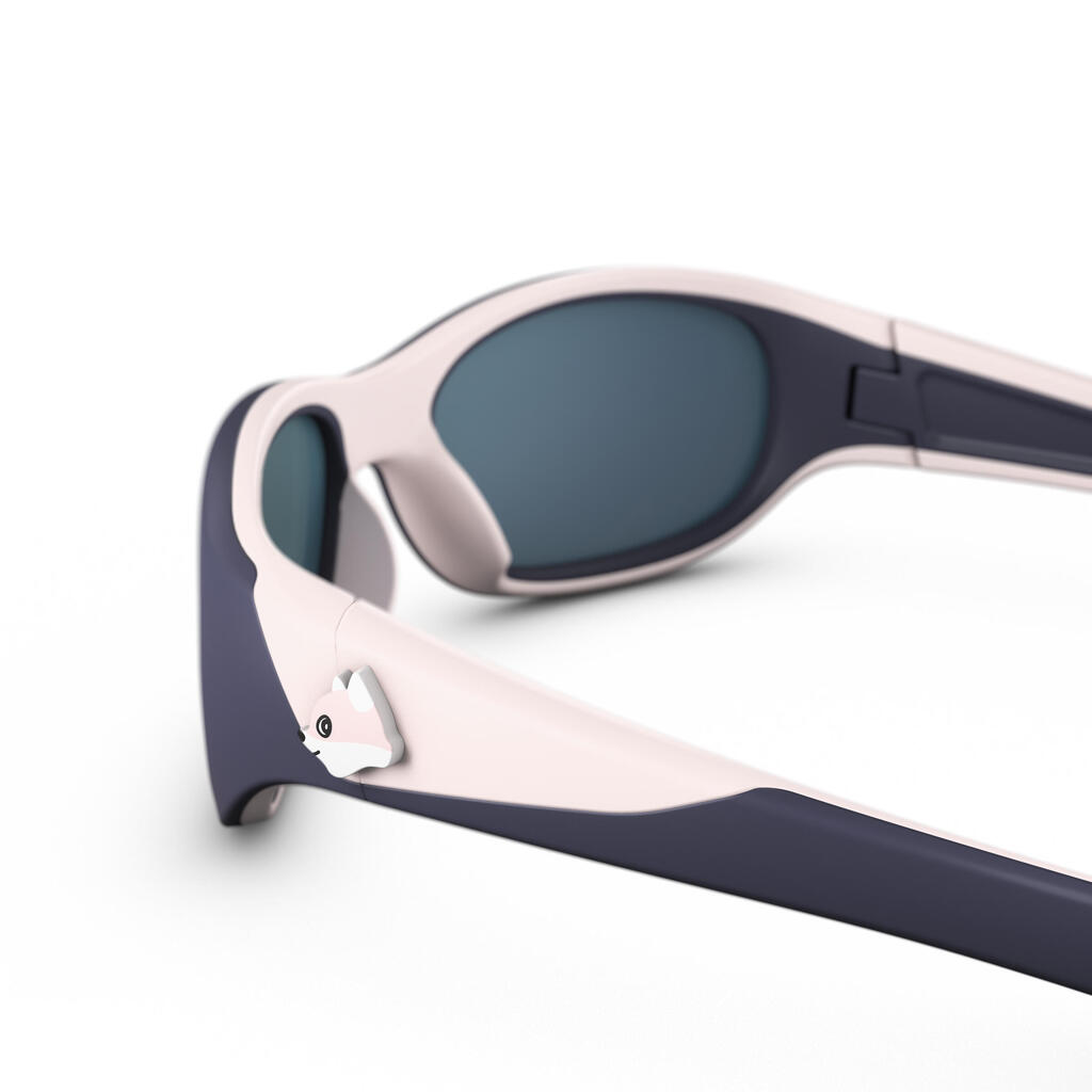 Lunettes de soleil randonnée - MH K500 - enfant 4-6 ans - catégorie 4 rose bleu