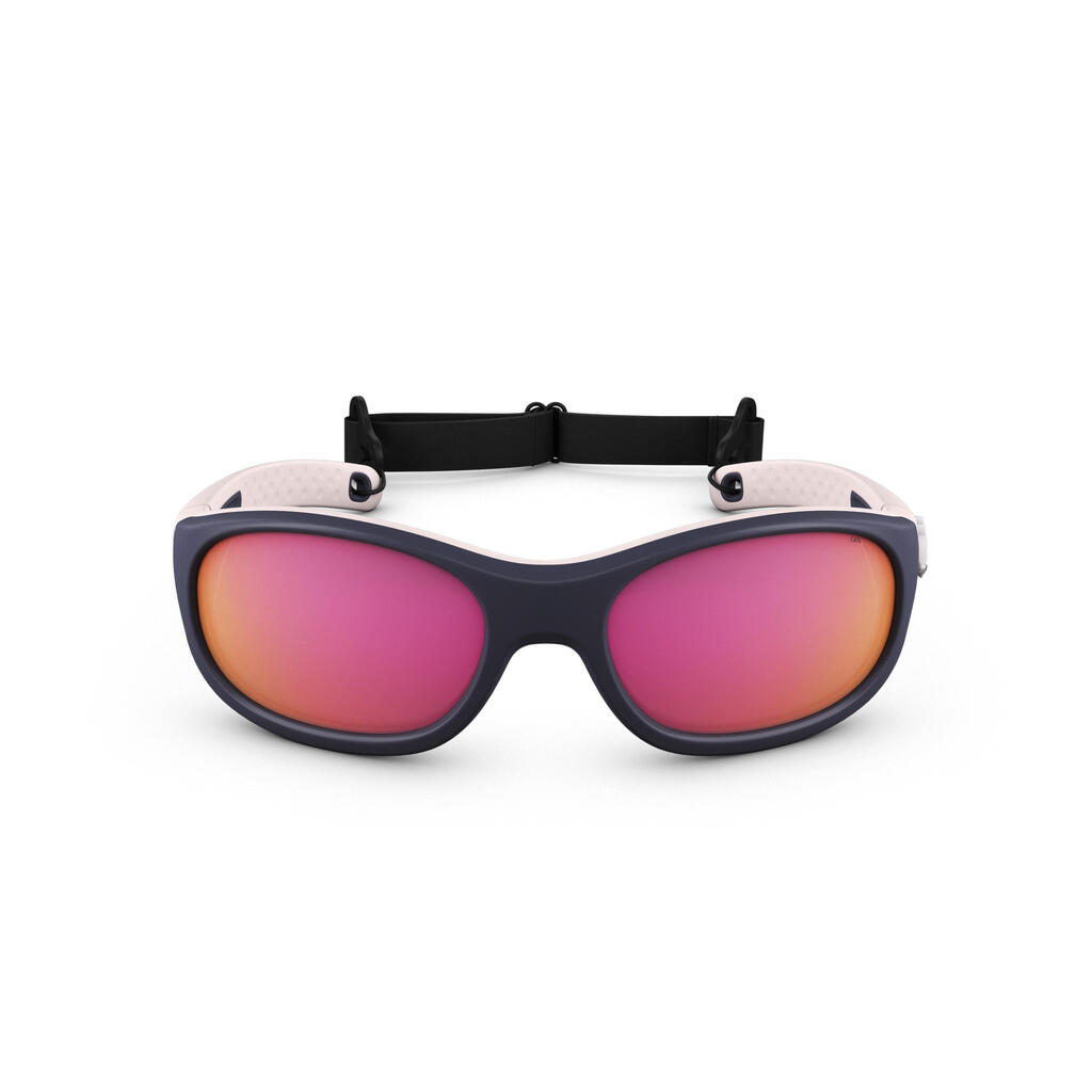 Lunettes de soleil randonnée - MH K500 - enfant 4-6 ans - catégorie 4 rose bleu