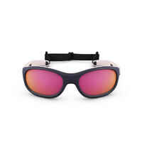 Hiking sunglasses - MH K500 - Children’s age 4-6 - category 4 pink blue