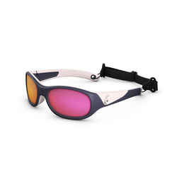 Hiking sunglasses - MH K500 - Children’s age 4-6 - category 4 pink blue