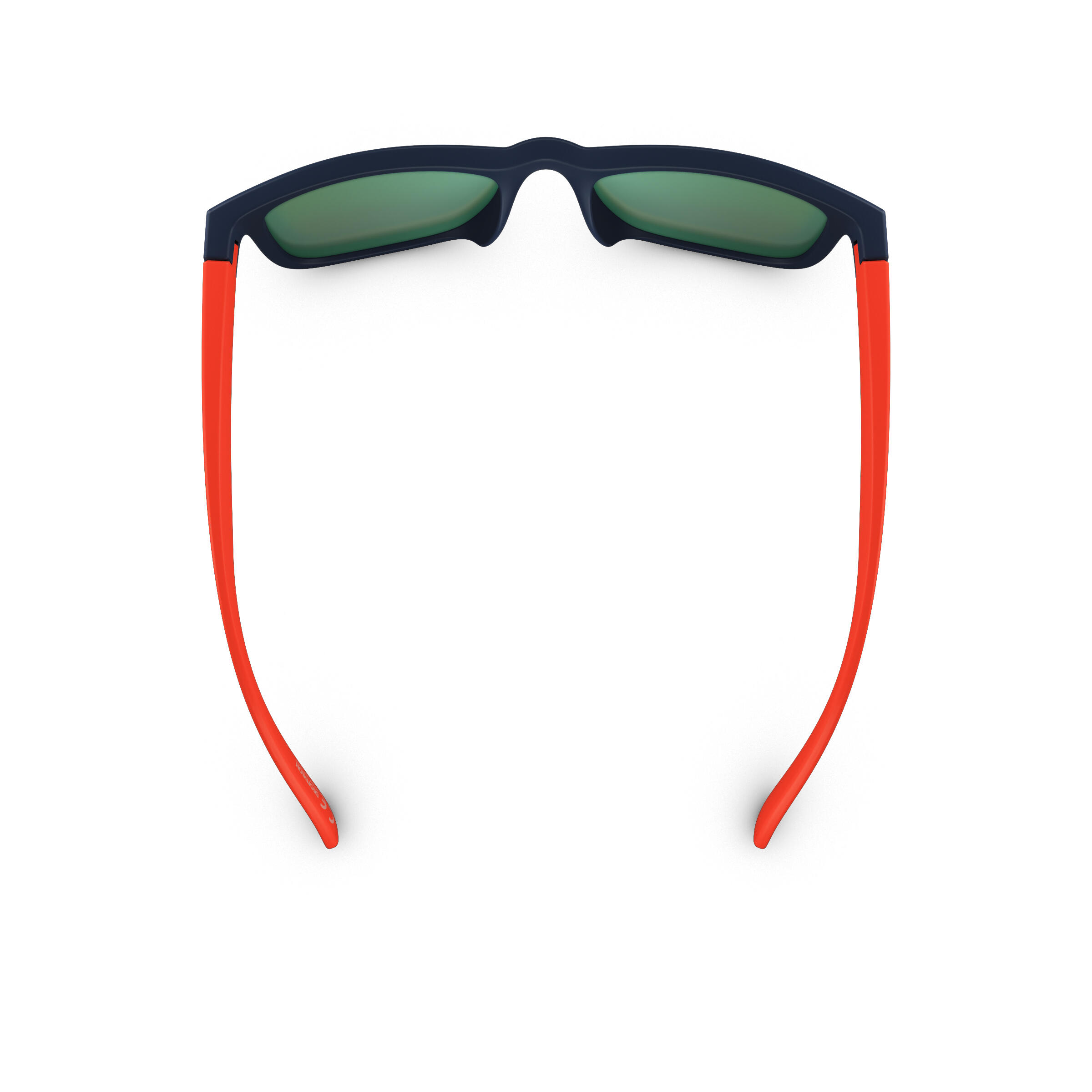 Kids' Hiking Sunglasses - MH T140 Orange - Blood orange, steel blue -  Quechua - Decathlon