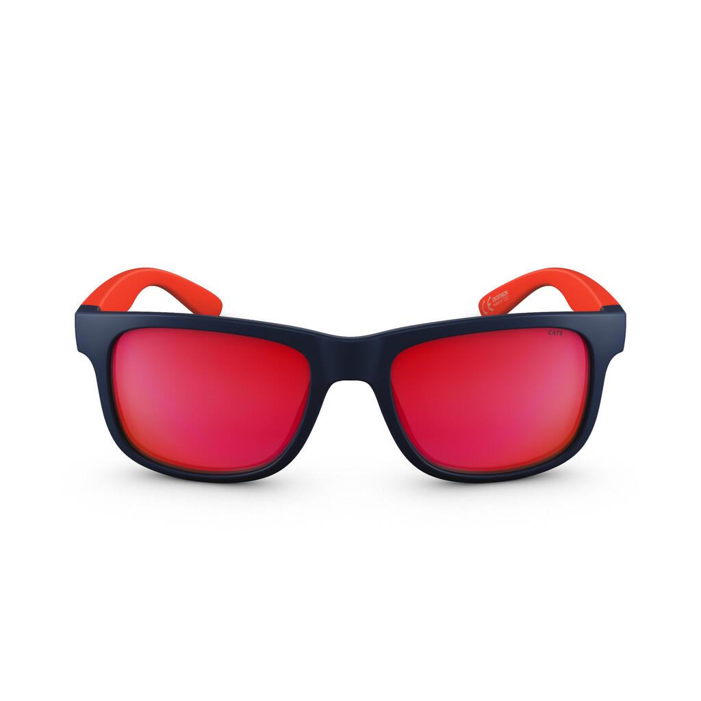 Lunettes de soleil randonnée - MH T140 - enfant plus 10 ans - catégorie 3 bleu