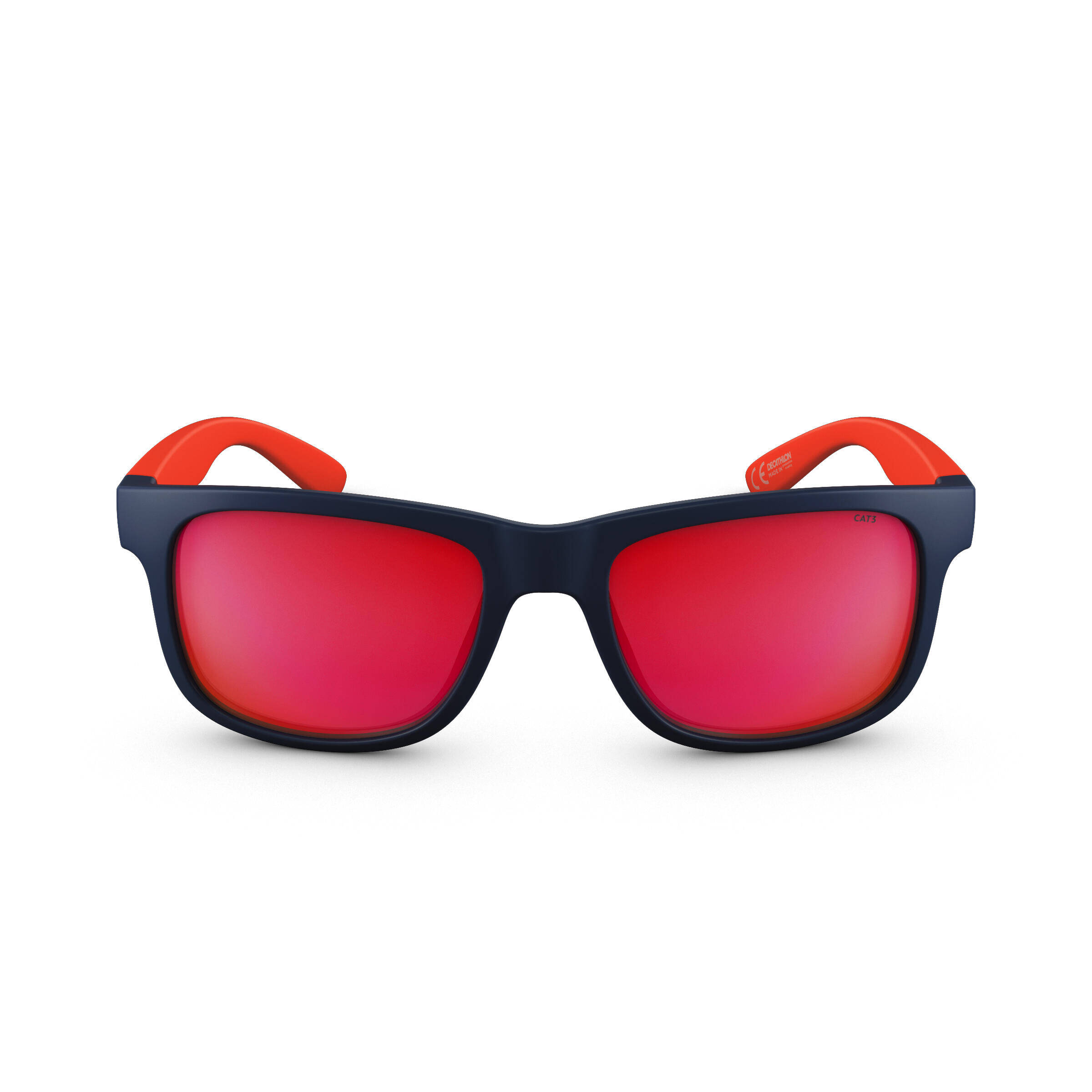 Teen Hiking Sunglasses MH T140 Cat 3  Orange/ Blue (10+ Yrs) -  2