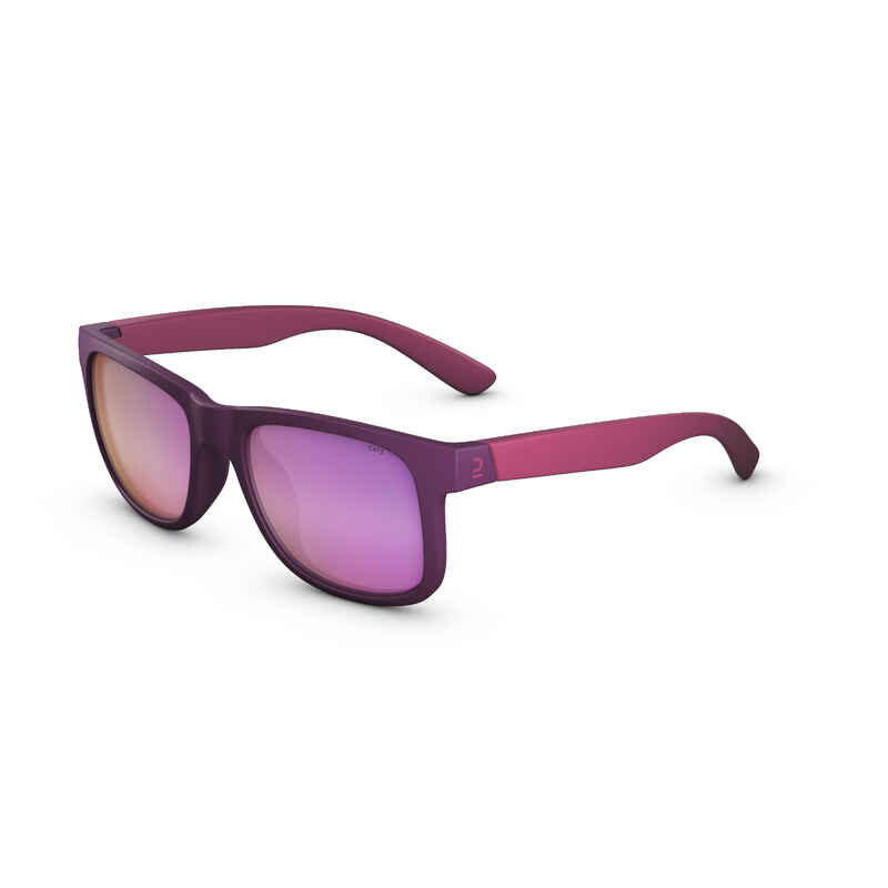 Sonnenbrille Wandern MH T140 Kinder ab 10 Jahren Kategorie 3 violett