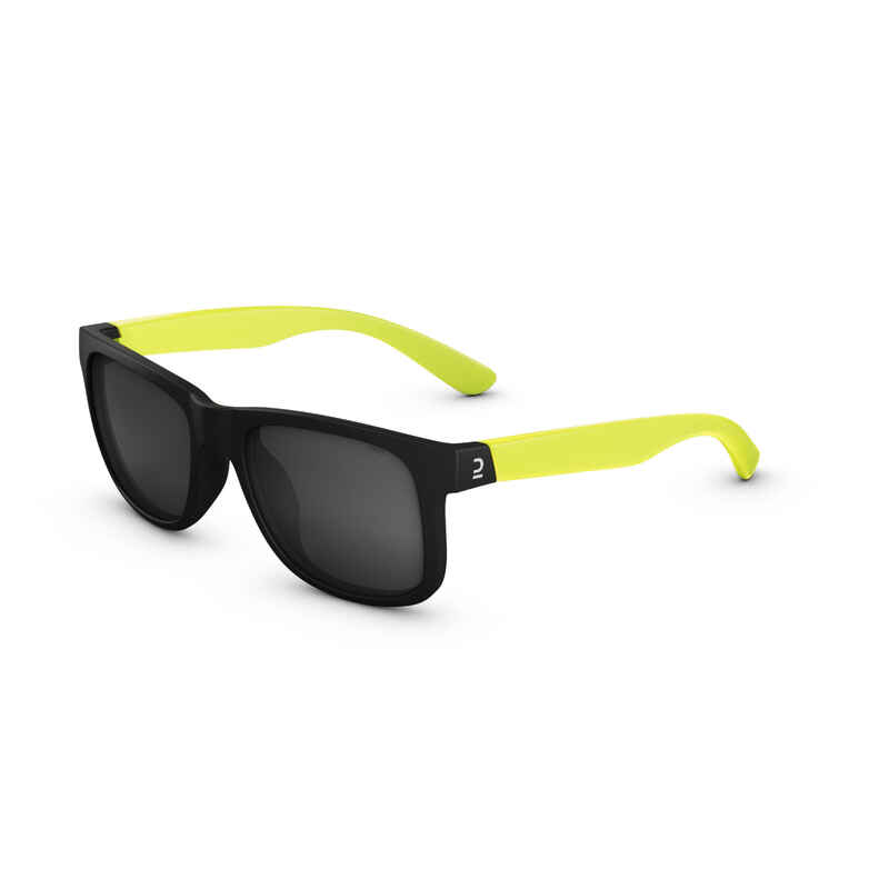 Sonnenbrille Wandern MH T140 für Kinder ab 10 Jahren Kategorie 3 gelb