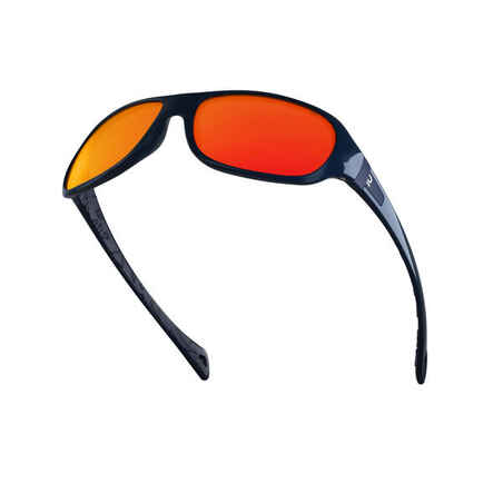 Vaikiški žygių akiniai „MH T140“ (6–10 metų amžiaus vaikams), 4 kategorijos, tamsiai mėlyni ir oranžiniai 