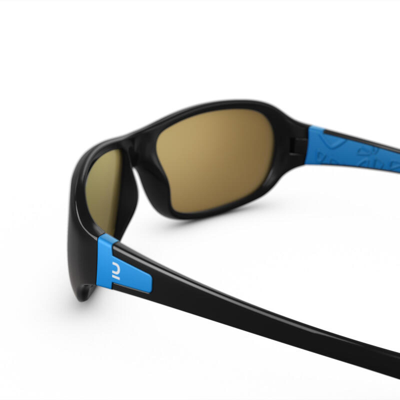 Sonnenbrille MH T500 Wandern polarisierend Kinder 6–10 Jahre Kategorie 4 blau