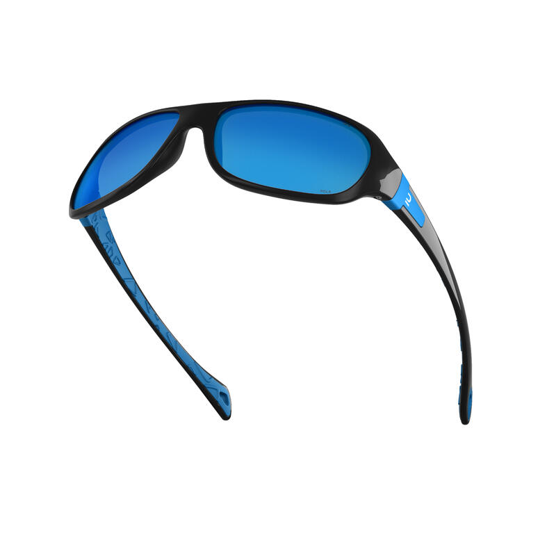 Sonnenbrille MH T500 Wandern polarisierend Kinder 6–10 Jahre Kategorie 4 blau