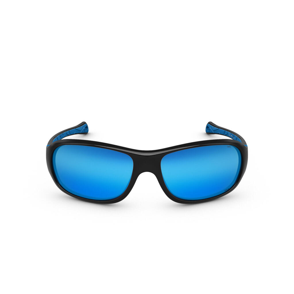 Turistické slnečné okuliare MH T500 pre deti (6-10 rokov) kategória 4 modré