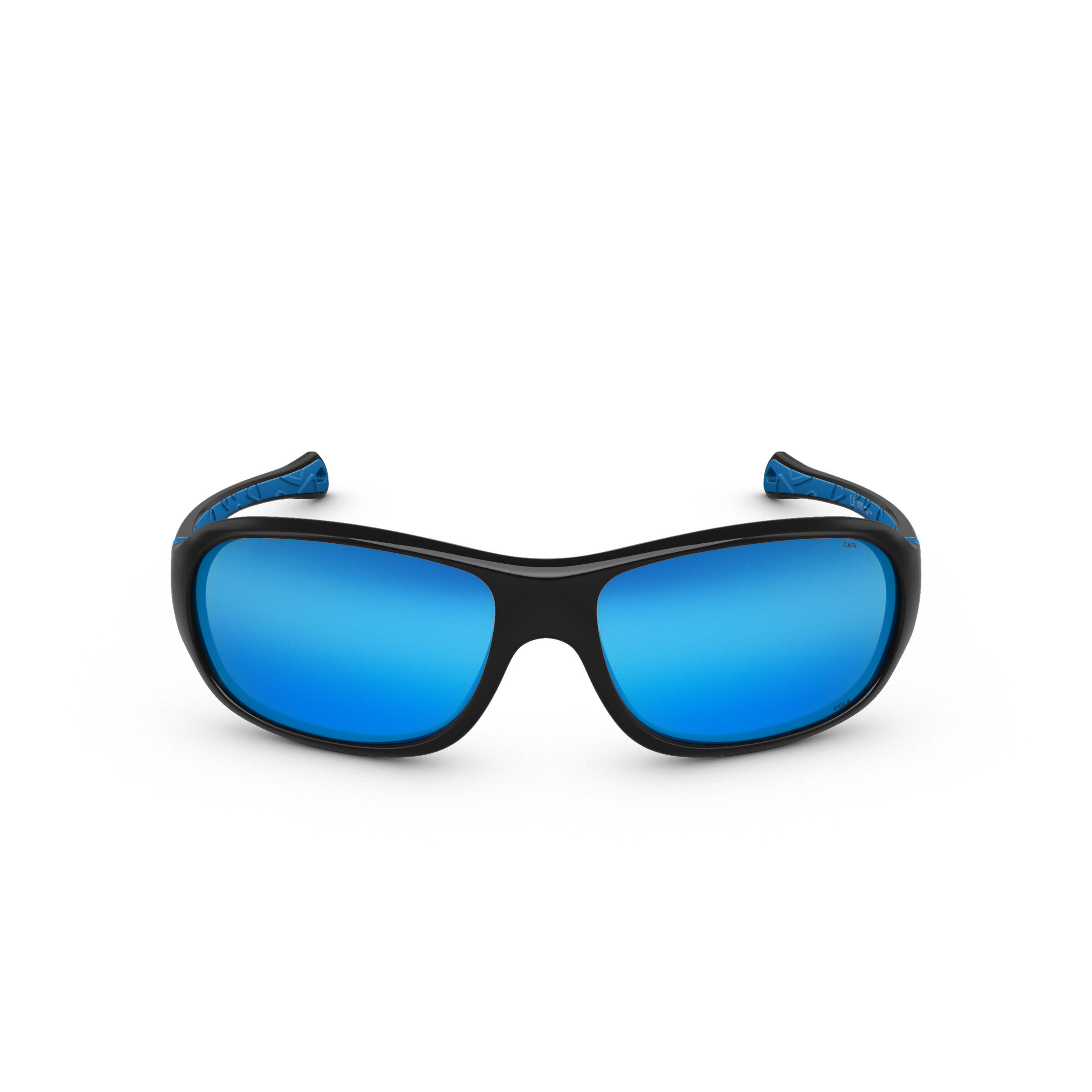 MH500 category 4 hiking sunglasses - Kids - Black, Blue - Quechua ...