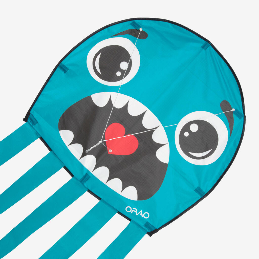 Cometa de pulpo estática para niños Orao MFK 140 azul