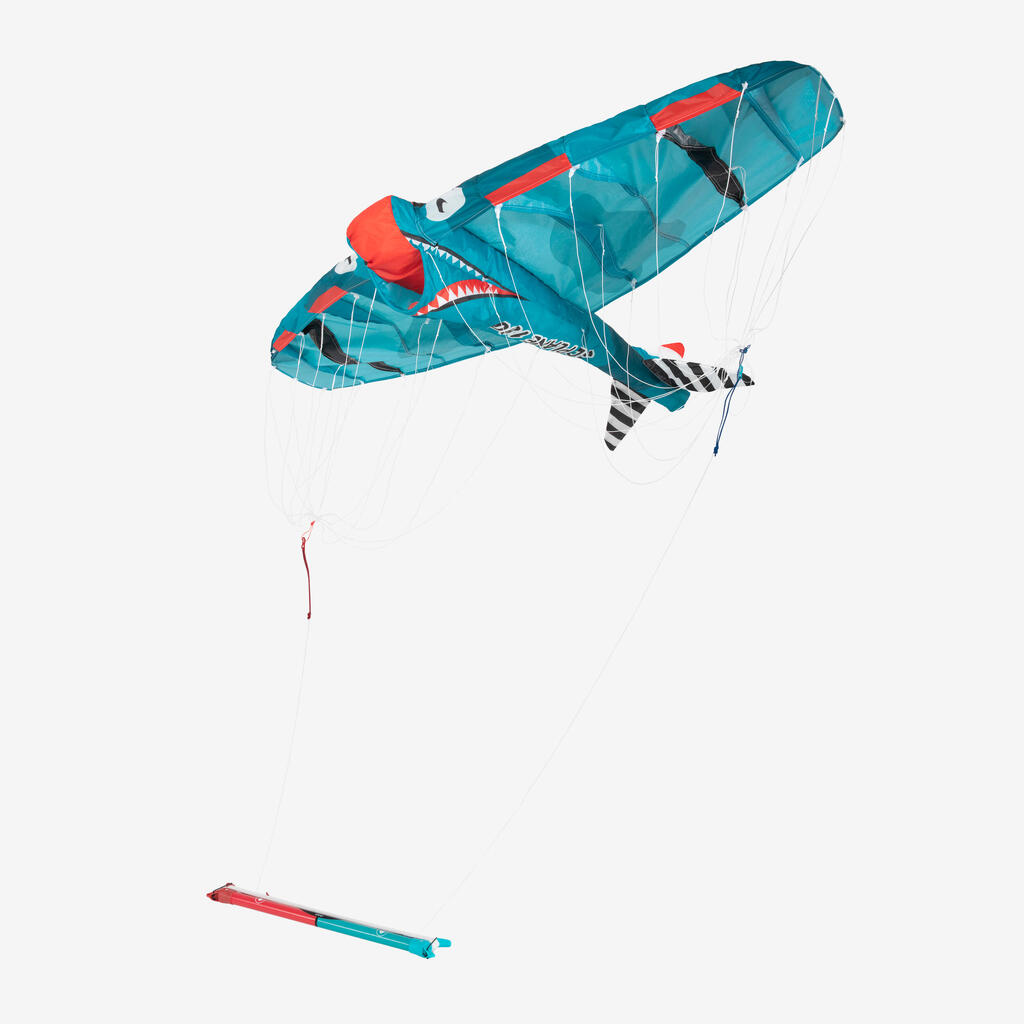 Lenkdrachen für Kinder 3D Plane 180 mit Lenkstange