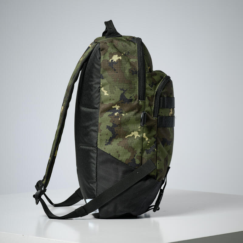 Mochila táctica Solognac Camuflaje Island Verde 20L 100 X-Access