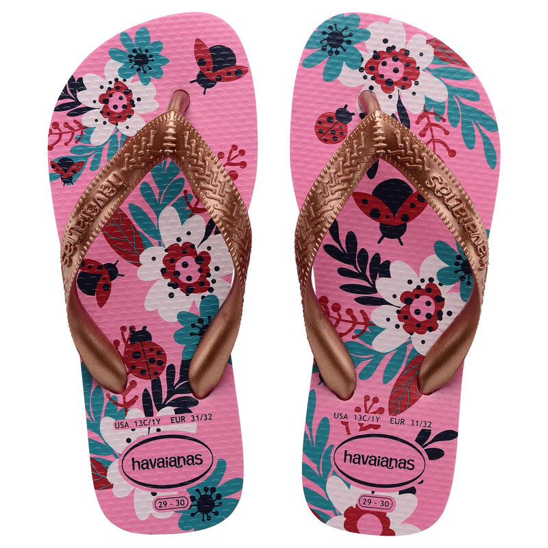 Chancla Havaiana pink lemonade kids