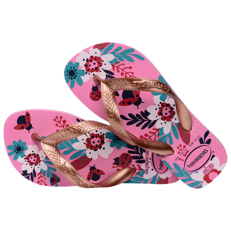 Chancla Havaiana pink lemonade kids