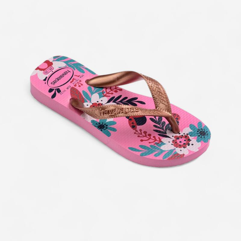 Chancla Havaiana pink lemonade kids