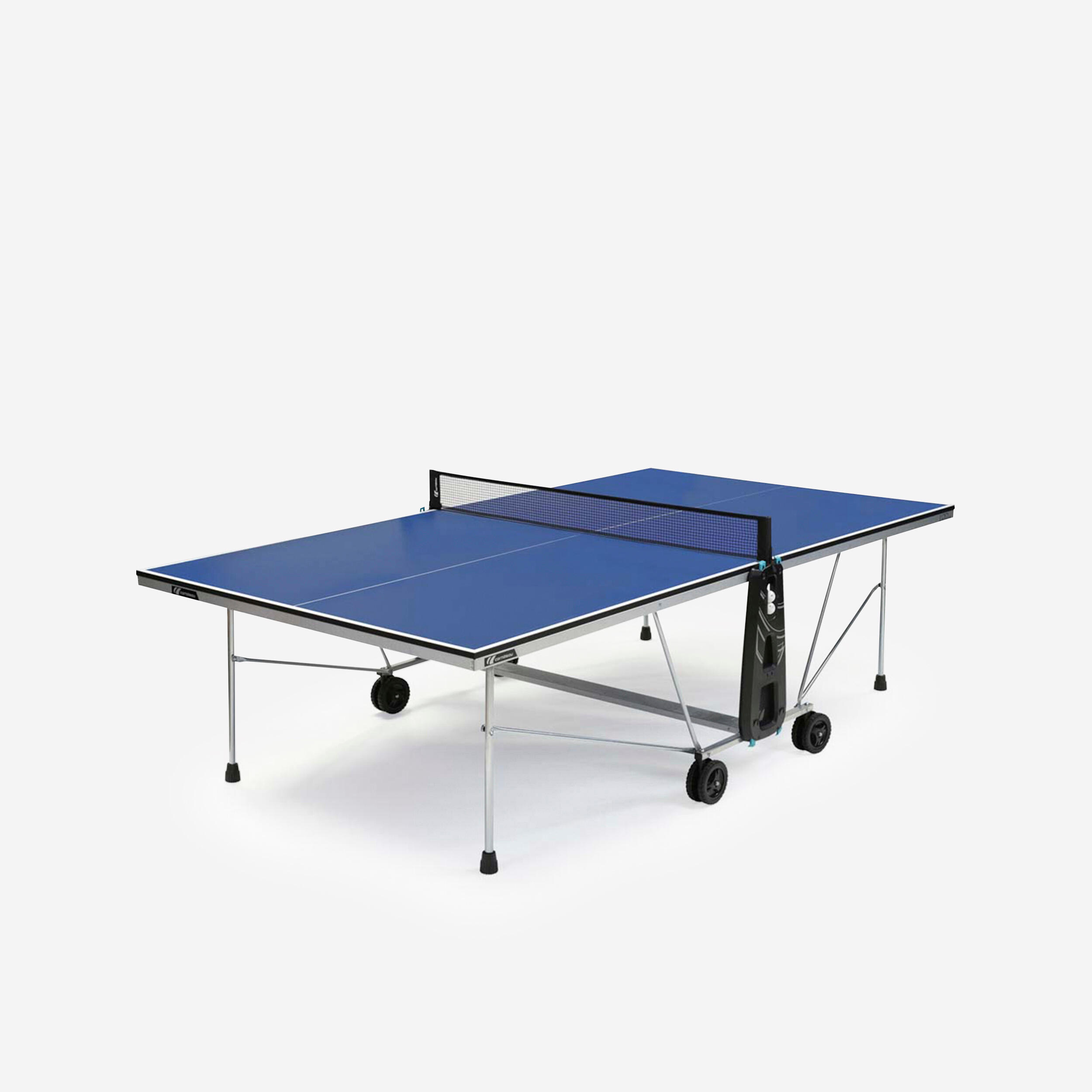 Table Tennis Table 100 Indoor - Blue 1/14