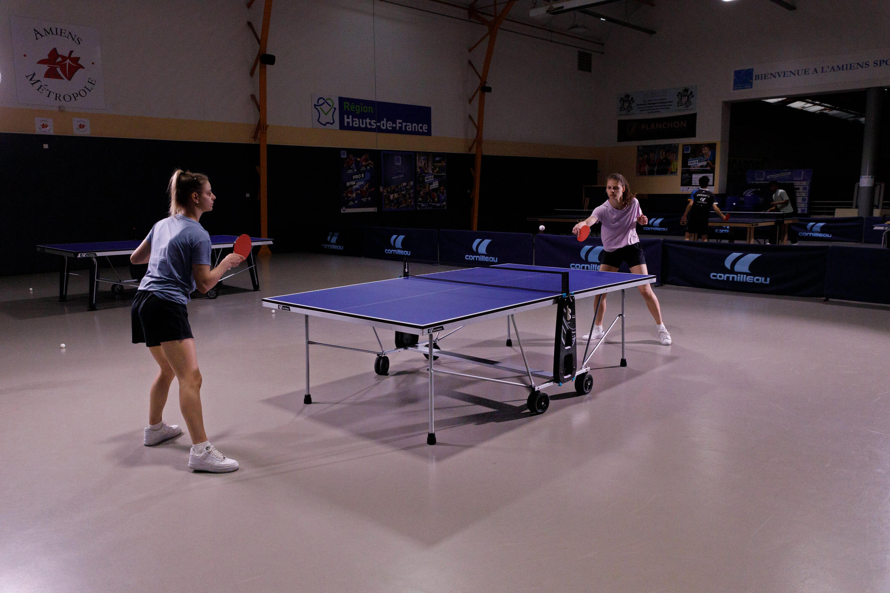 Indoor tafeltennistafel 100 blauw 17/19