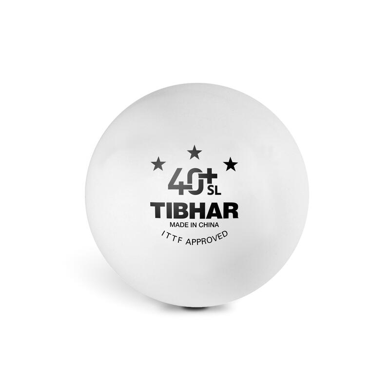 BOLAS DE PING PONG TIBHAR *** 40+SL X3 BRANCO