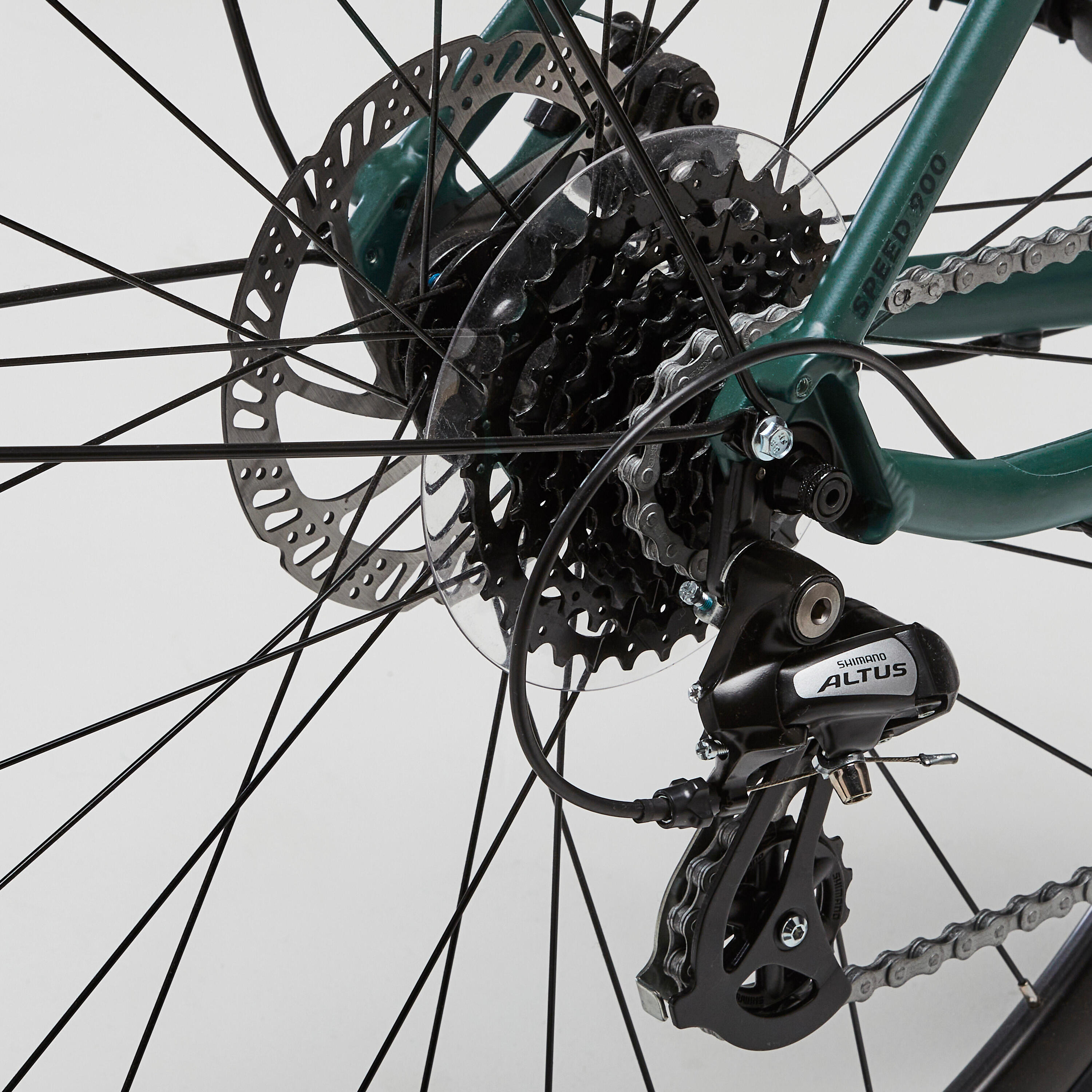Snelle stadsfiets Speed 900 groen 7/12