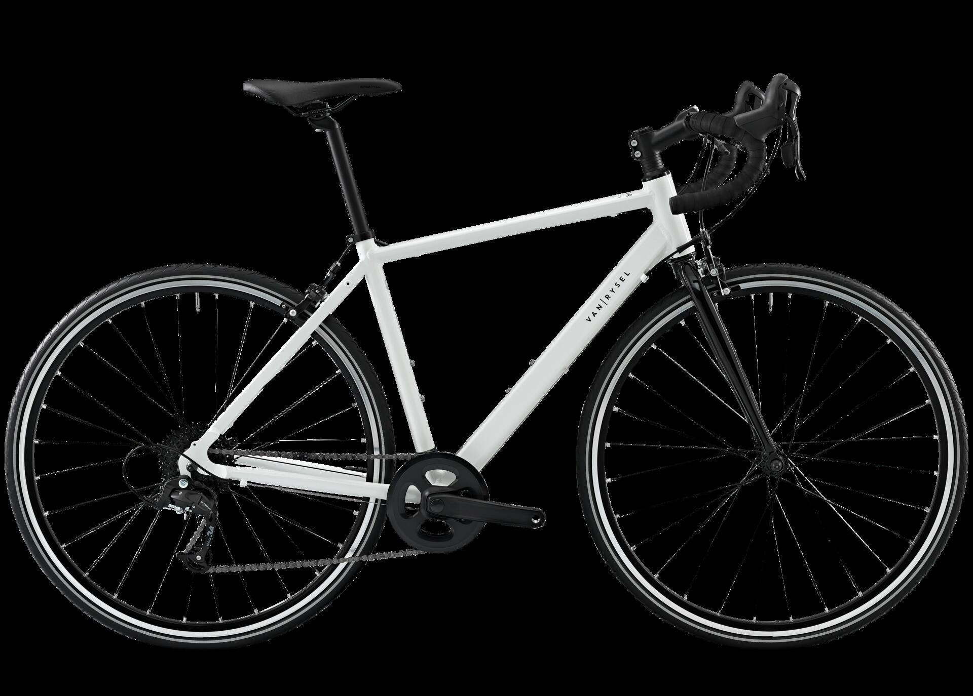 Road Bike Easy 8 Speed Rim Brake - White
