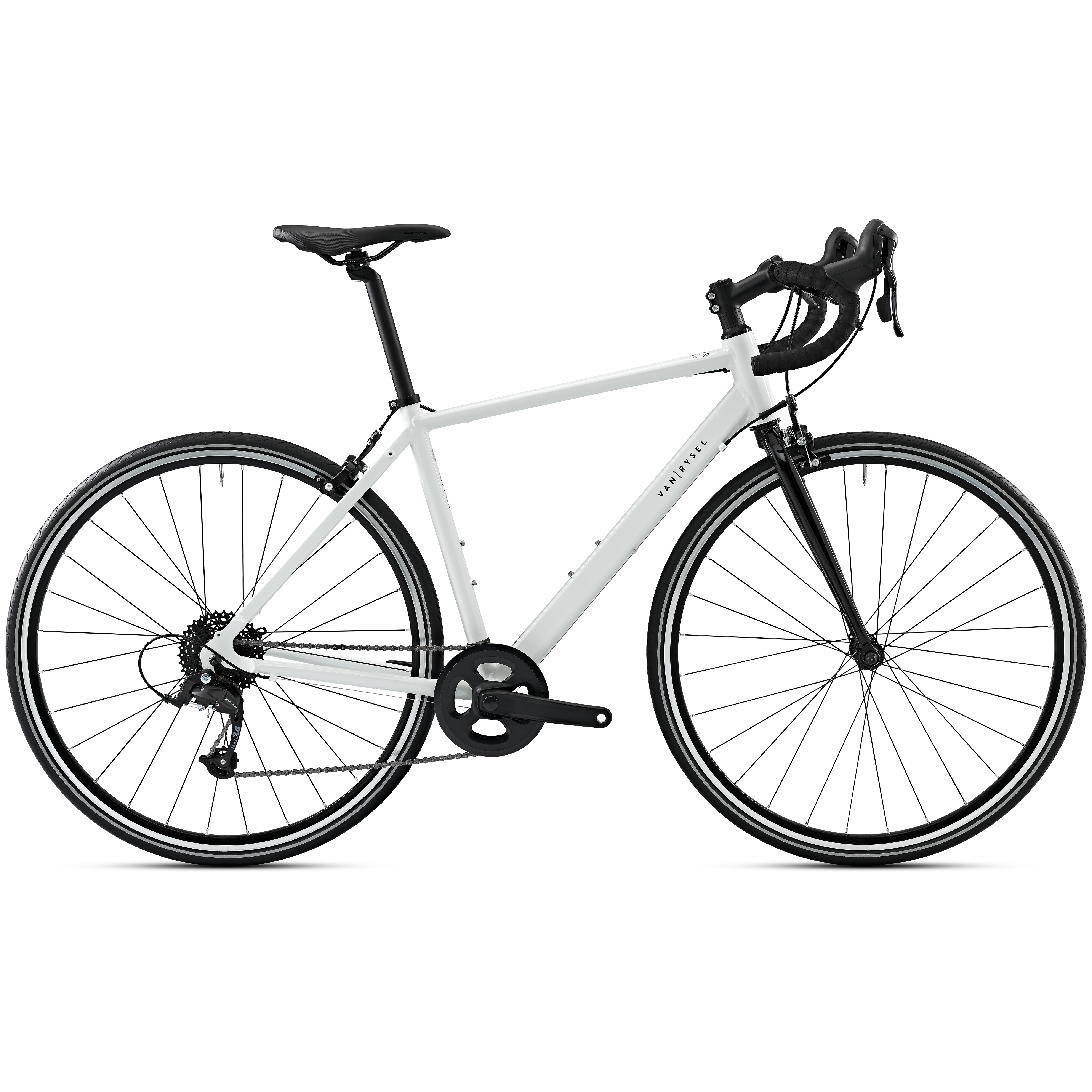 Vélo route femme EDR EASY VAN RYSEL Blanc