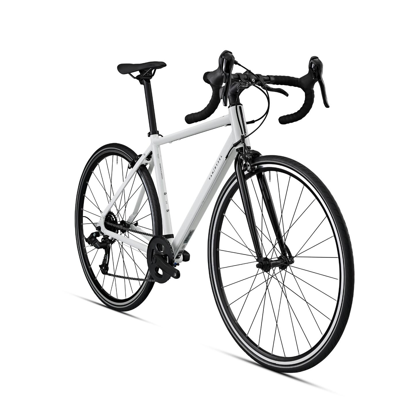 Road Bike Easy 8 Speed Rim Brake - White