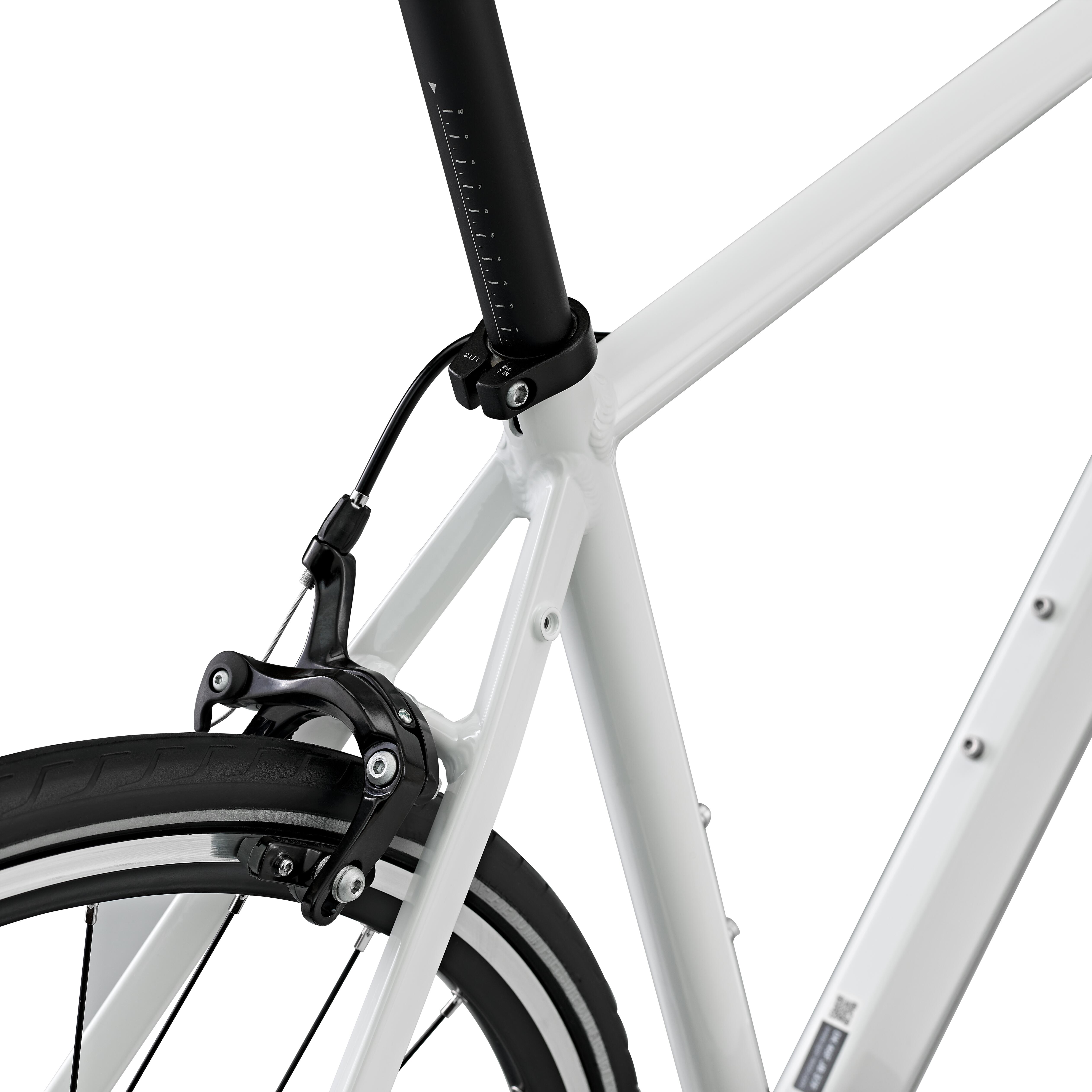 Avis Velo route EDR EASY VAN RYSEL Blanc Decathlon