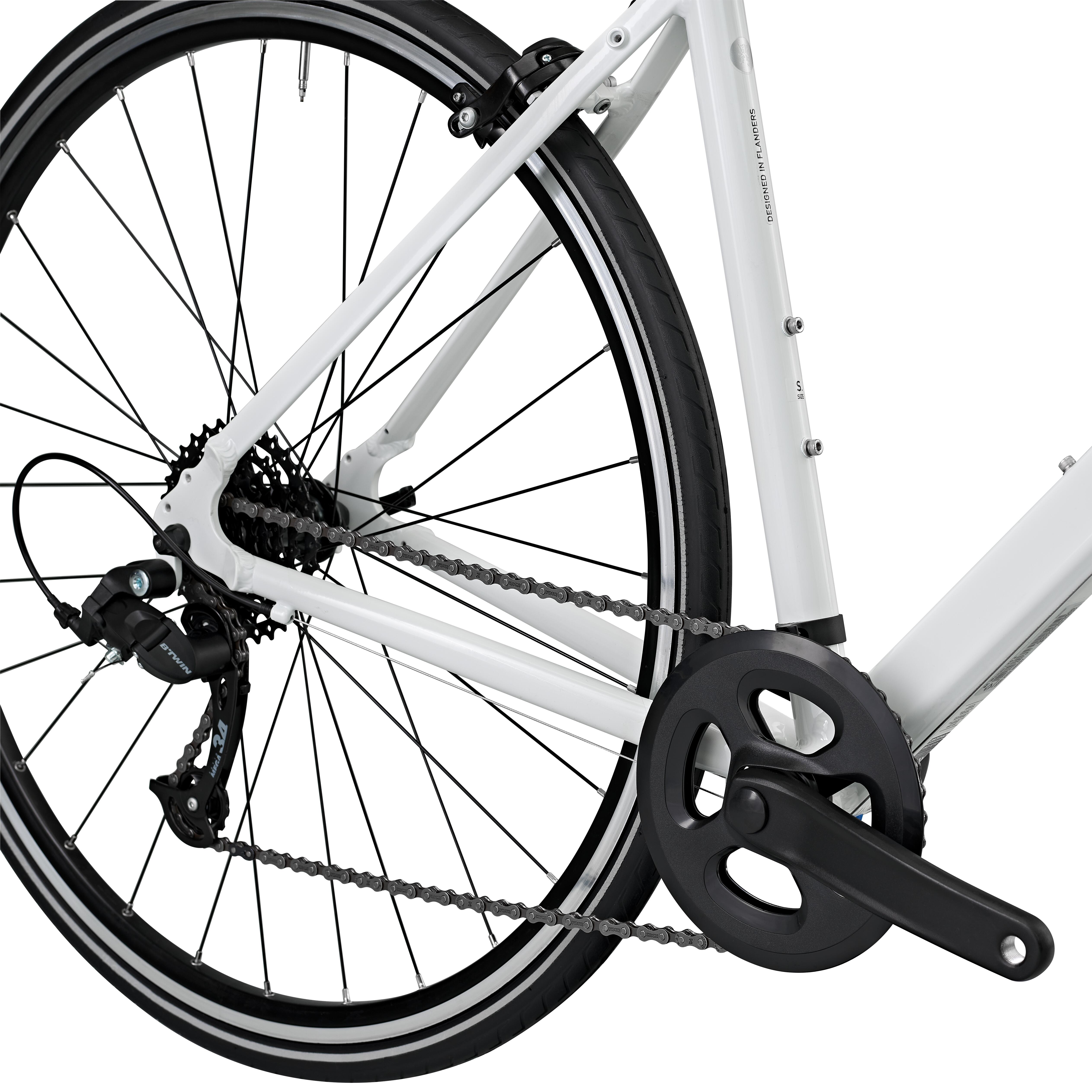 EDR EASY bici da corsa VAN RYSEL Bianco