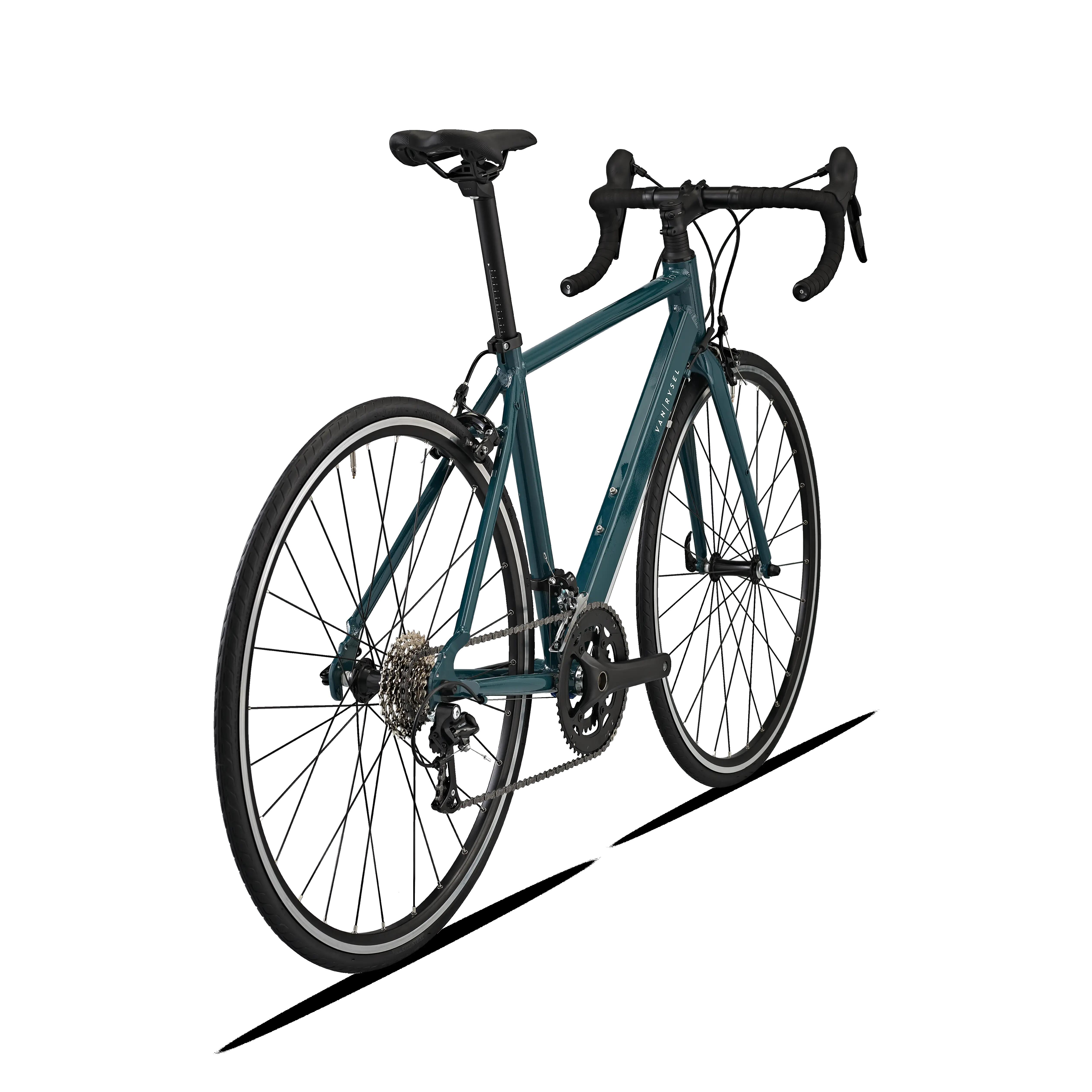 Women's Road Bike Regular Microshift - Green - Decathlon
