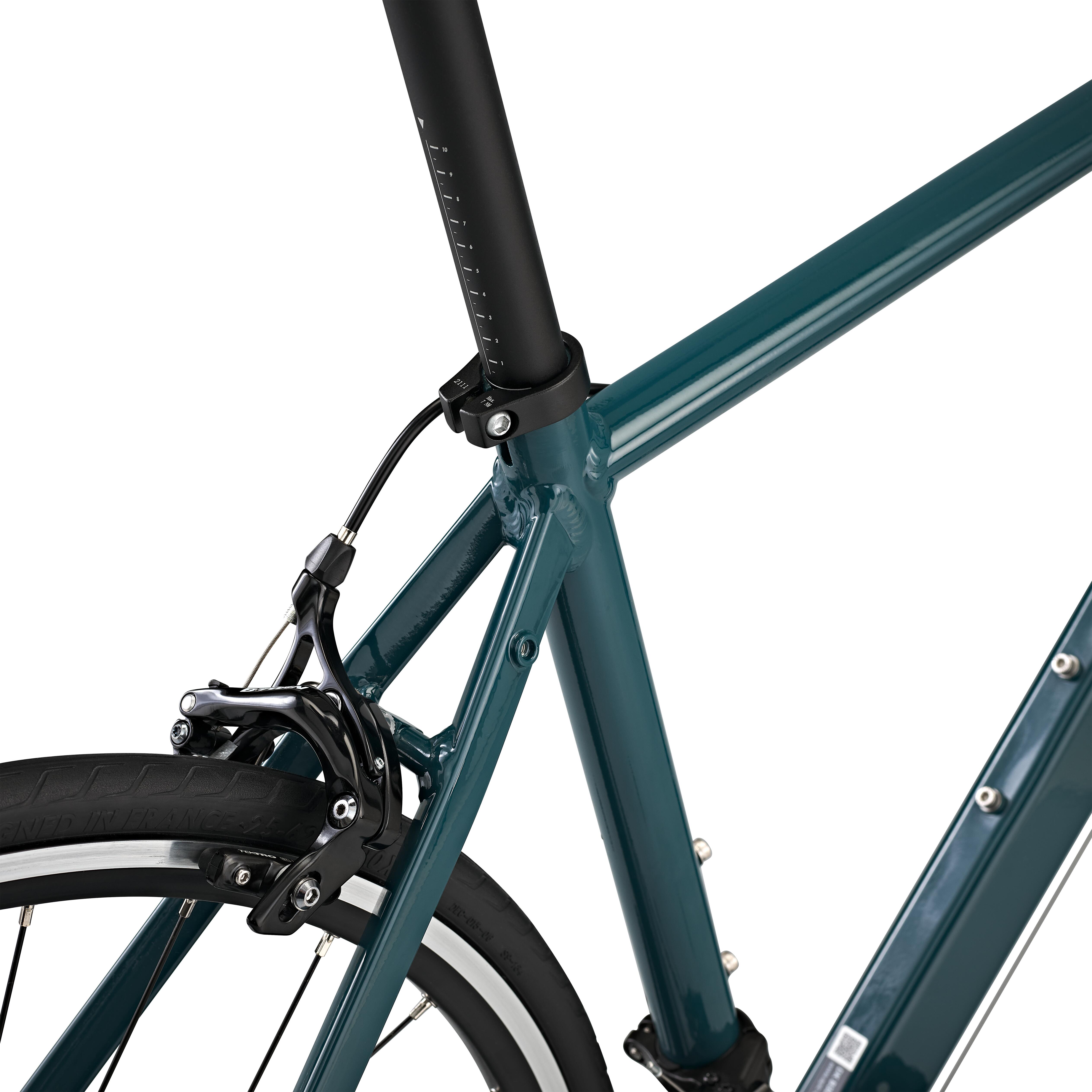 REGULAR ROAD BIKE TRIBAN MICROSHIFT  - WOMEN'S GREEN