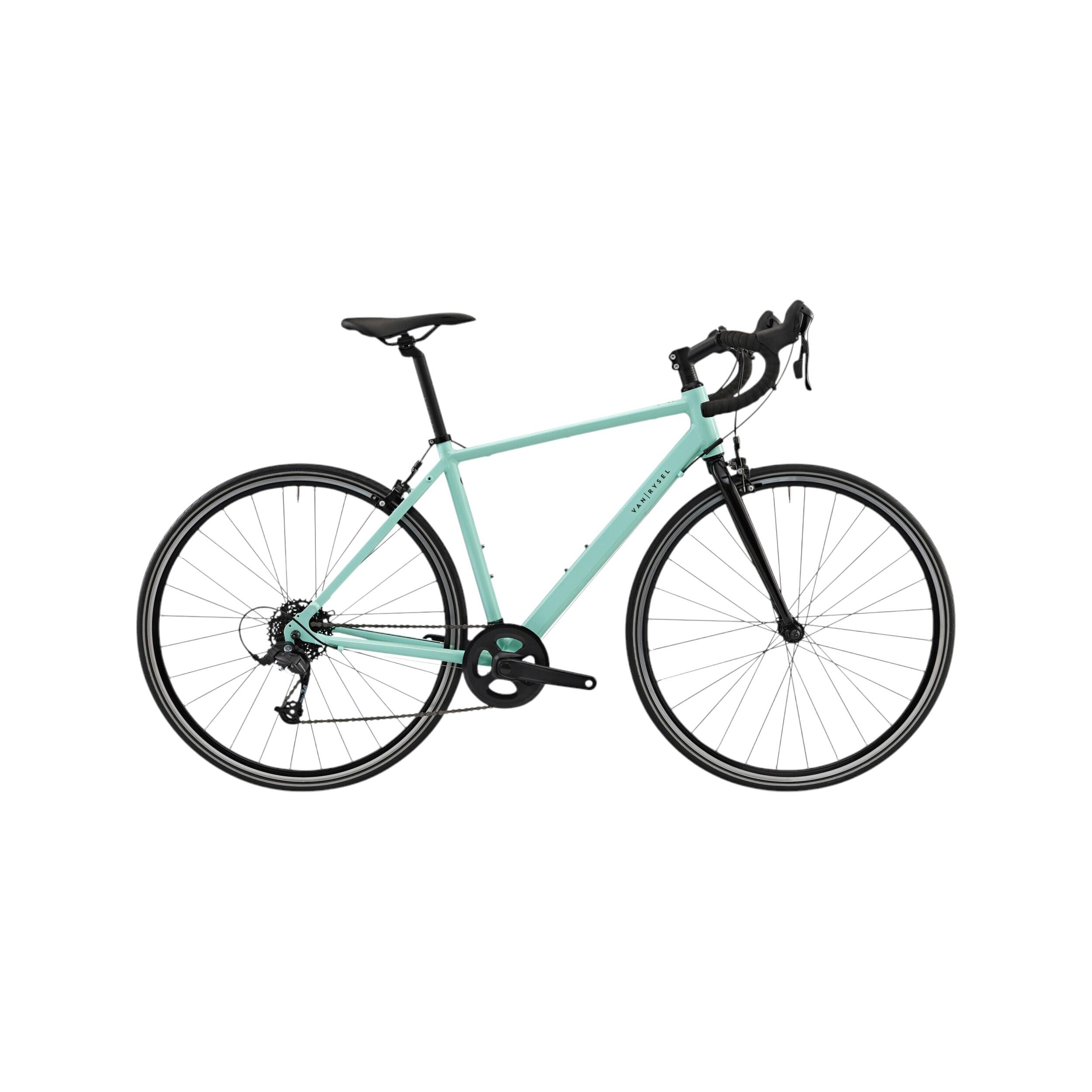 Velo route EDR EASY VAN RYSEL Blanc TRIBAN Decathlon