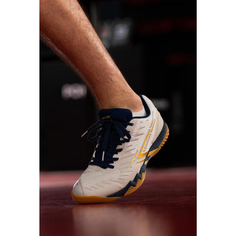 Scarpe ping pong adulto TTS 900 bianco-oro