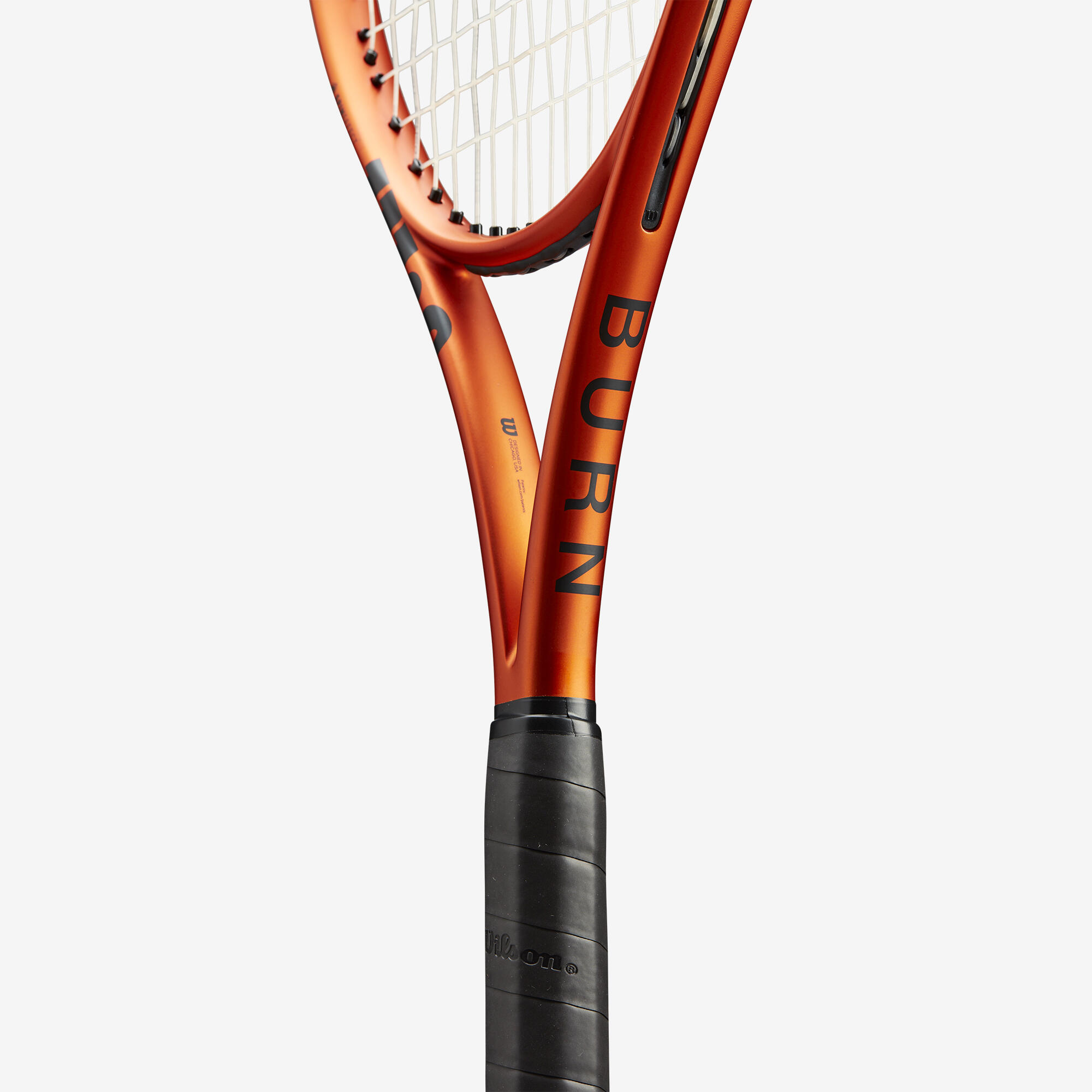 Raquette de tennis adulte - Wilson burn 100LS V5.0 orange 280G