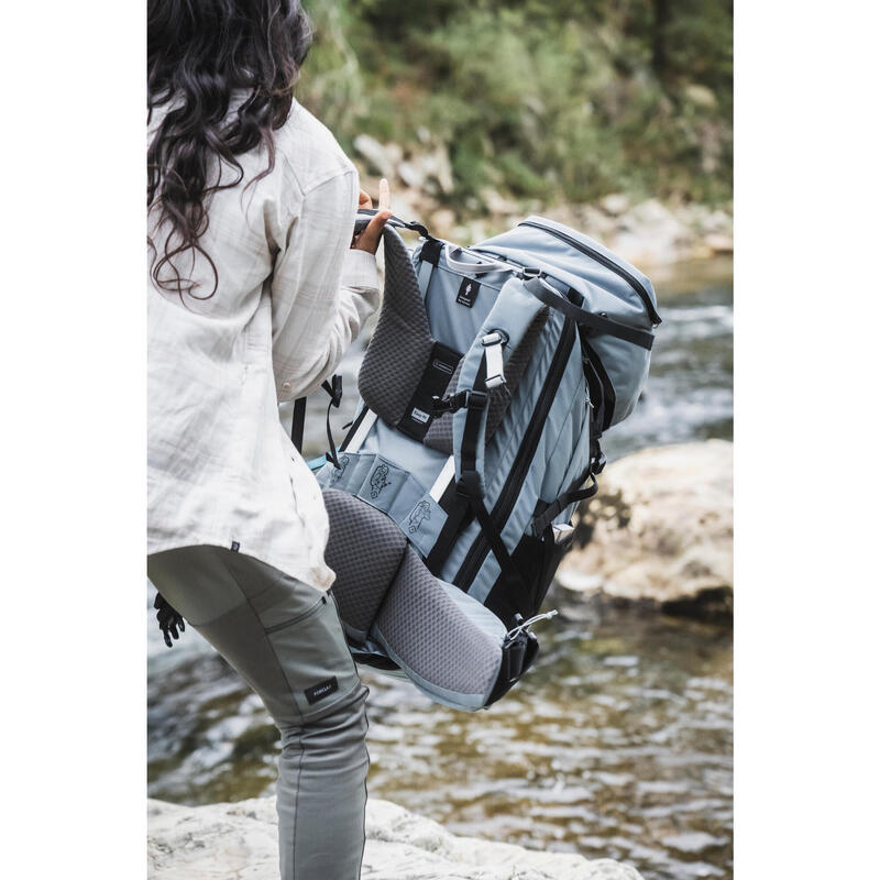 DAMESRUGZAK VOOR BACKPACKEN TRAVEL 900 50+6L KOFFEROPENING