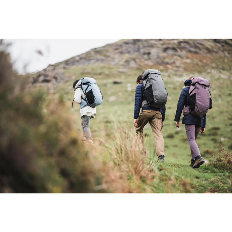 Rucsac Trekking călătorie cu husă ploaie TRAVEL900 70L + 6L Bărbați