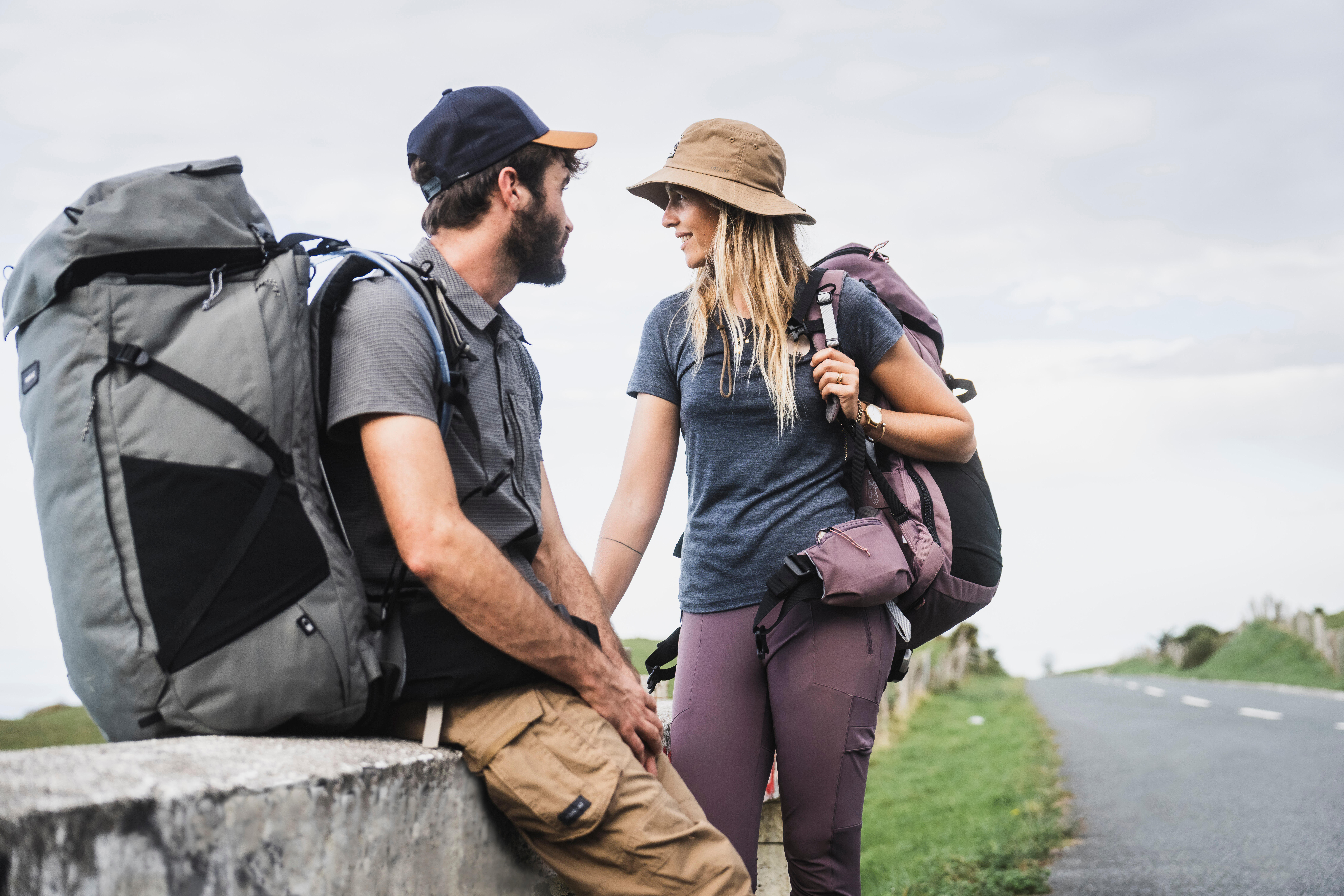 Anti-UV Trekking Hat, Travel 100 - FORCLAZ