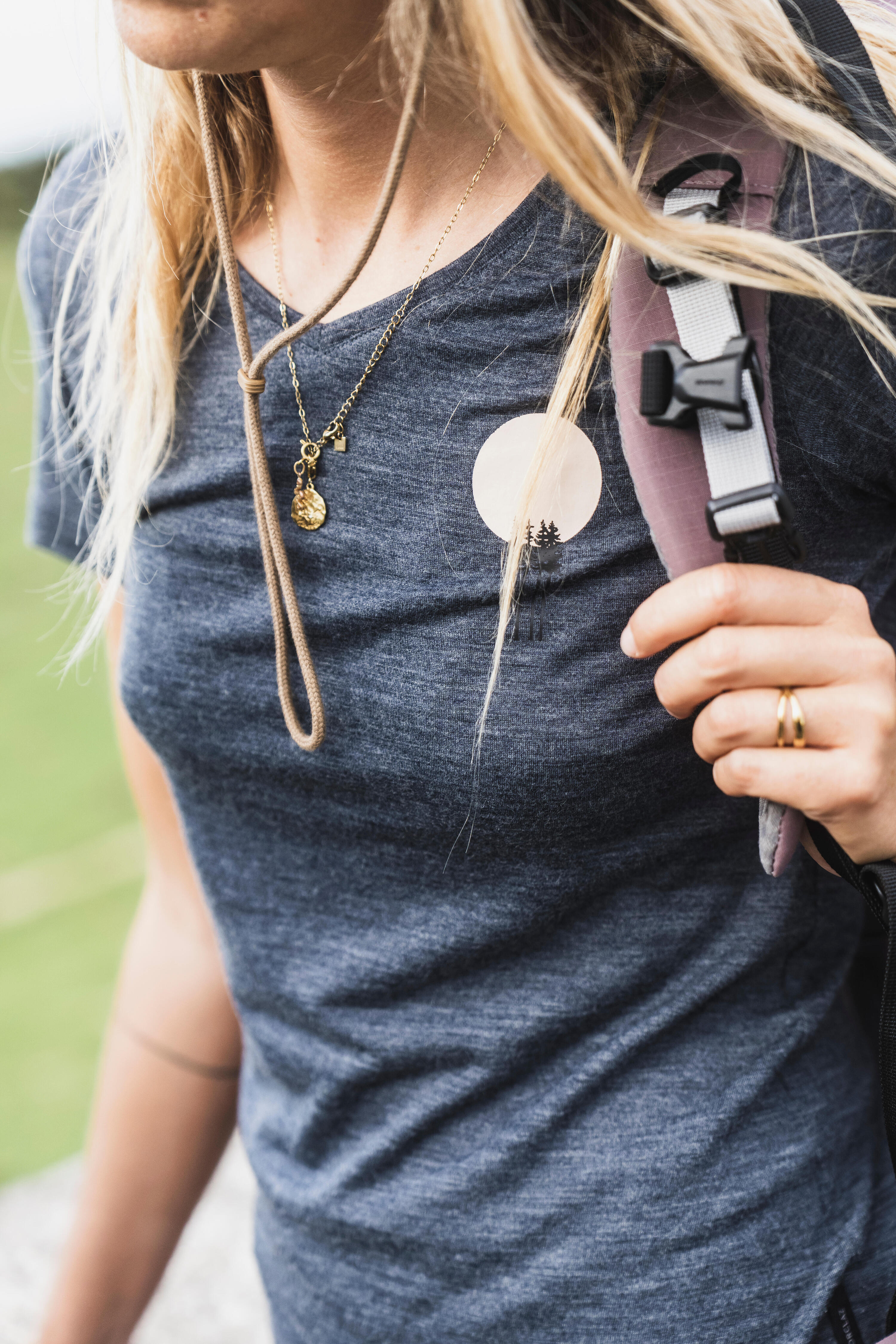 T-shirt manches courtes en laine mérinos femme, Merino Fresh gris 8/10
