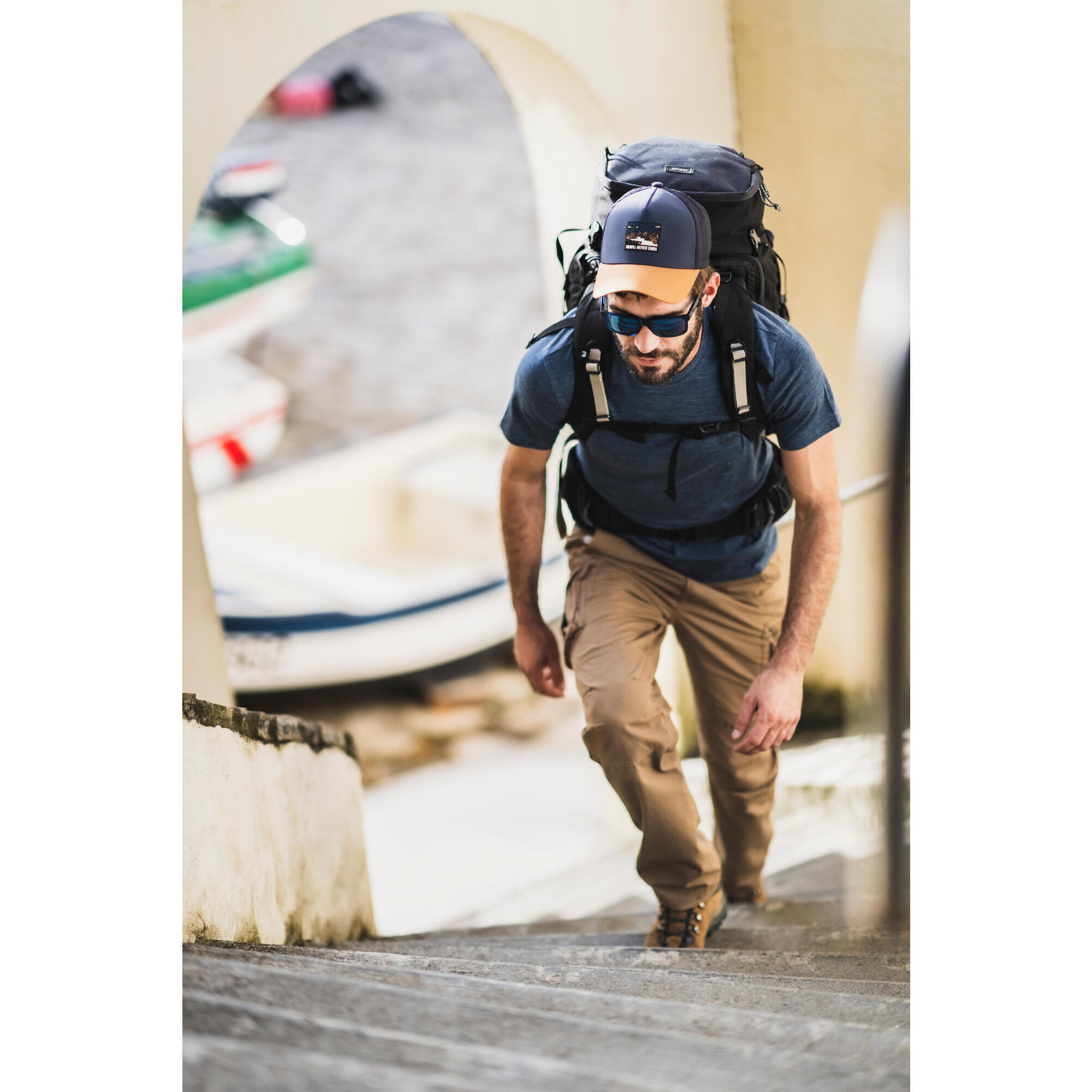 GORRA TRAVEL 500 TRUCKER AZUL OSCURO  8/8