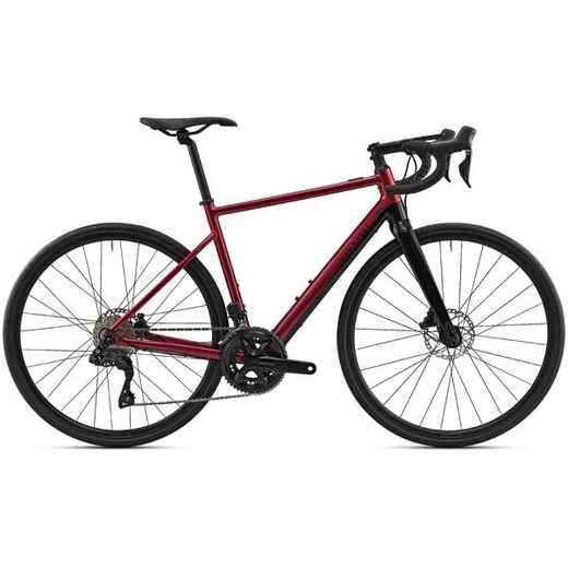 
      Električni cestovni bicikl ženski E-EDR AF Shimano 105 Di2 2x12S crveni
  