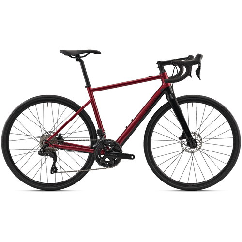 Vélo de route électrique Shimano 105 Di2 2x12v, E-EDR AF rouge